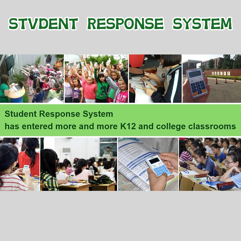 JER Interactive Classroom Response to Intervention Wireless Student Personal Response System with Clickers
