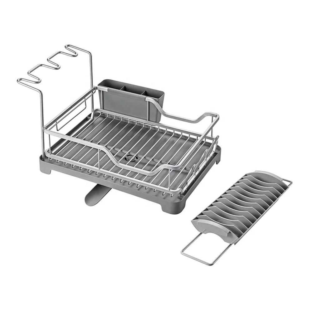 guzex stainless steel dish rack,large dish drying rack and drain