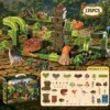 Pista per dinosauri con ascensore (135 pezzi)