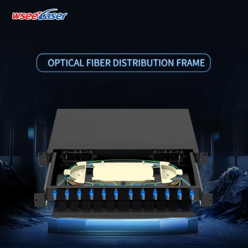 OEM SC LC FC / UPC/APC 24/144 Ports 24/48/96 Cores Rack Mount Fiber Optic Patch Panel ODF