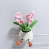 Orquídea sonriente en maceta individual, producto terminado.