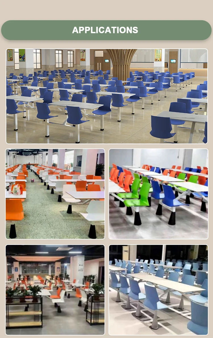 Fast Food Restaurant Chairs And Table Set Dining Tables Plastic Chairs