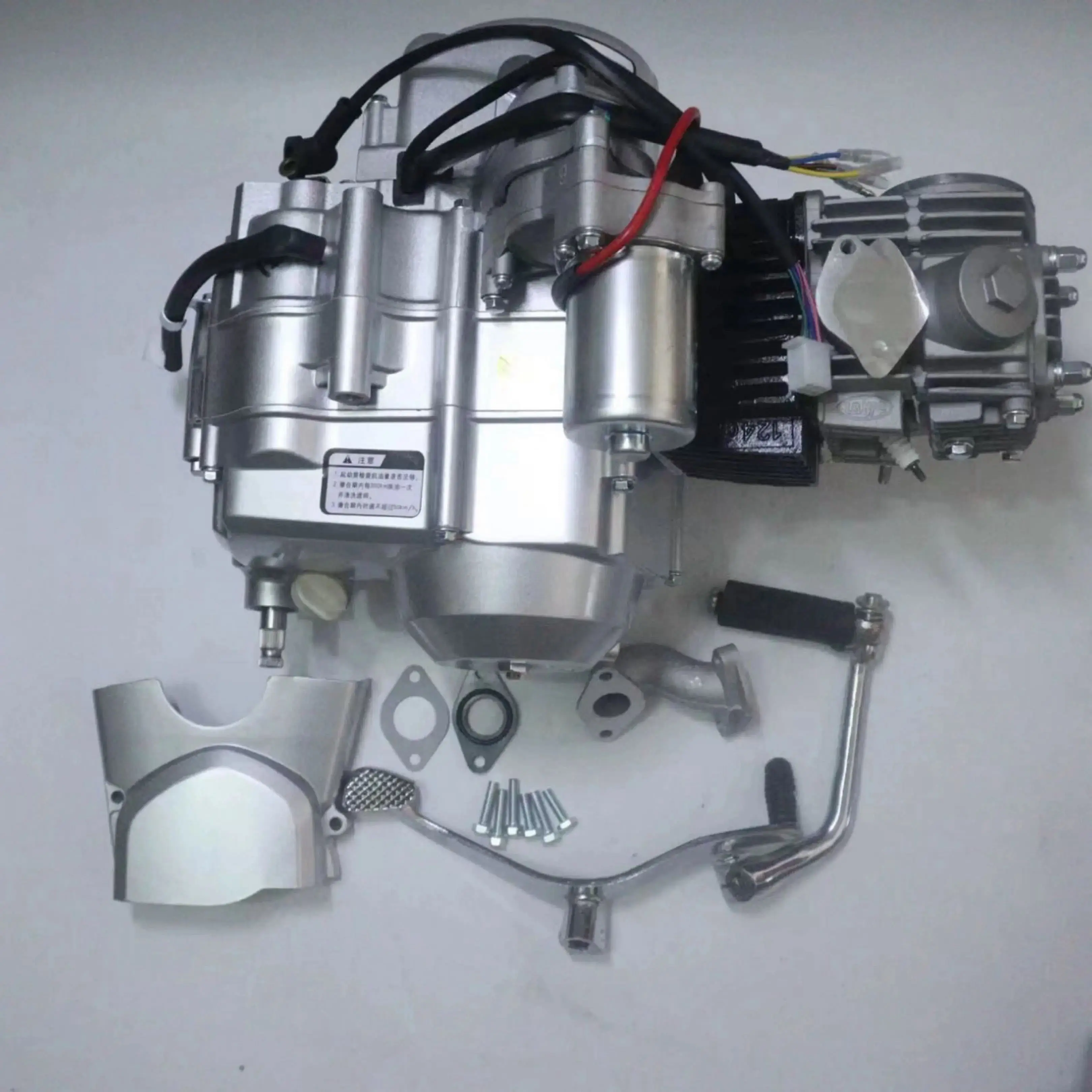 New 110cc 4-Stroke CDI Automatic Off-Road Wave Engine Assembly for Motorcycles Used ATV with Electric Start
