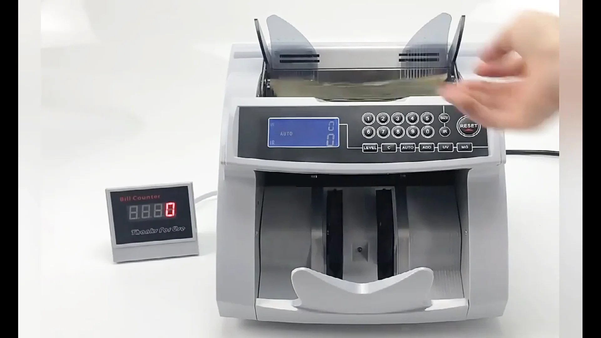 Professional Bank Note Cash Money Bill Counter World With Serial Number ...