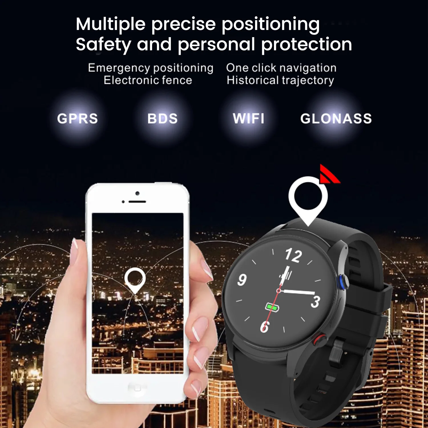 Alibaba.com: NL08S 4G Elderly Smart Watch with GPS Fall Detection Alarm ...
