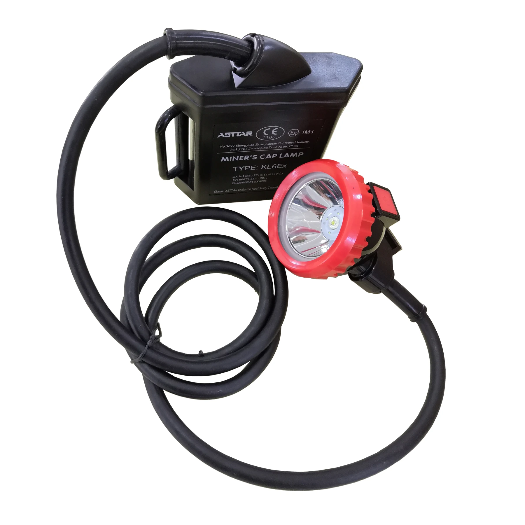 KL6Ex ATEX LED miner lamp , rechargeable led mining helmet light