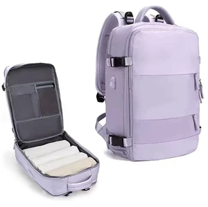 For OMASKA Custom Logo Women 17 Inch Waterproof Nylon School Bags Notebook Laptop Backpack with Polyester Lining Characters