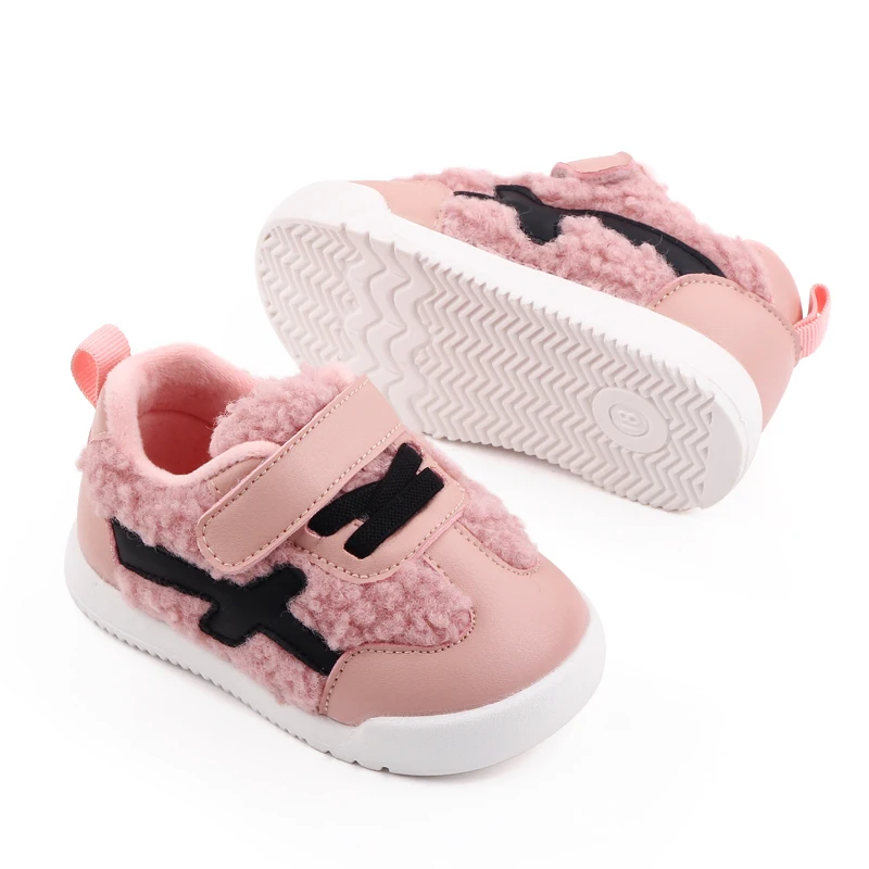 High Quality Winter Toddler Baby Kids Shoes Hook&loop Design 2022 factory