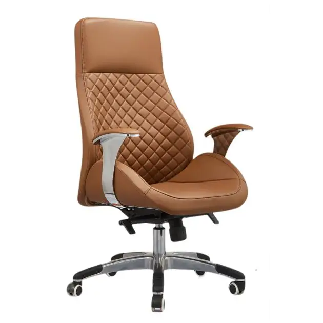 Top Quality Luxury Style High Back Leather Executive Swivel Office Chairs  With Aluminium Base - Buy High Back Office Chairs,Leather Office Chairs,Executive  Swivel Office Chairs Product on 