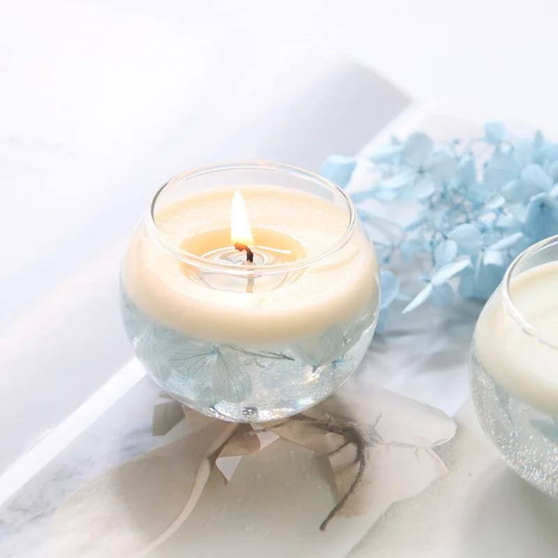 J411 Transparent Jelly Wax Candle Making Gel Wax For Diy Crystal Candle