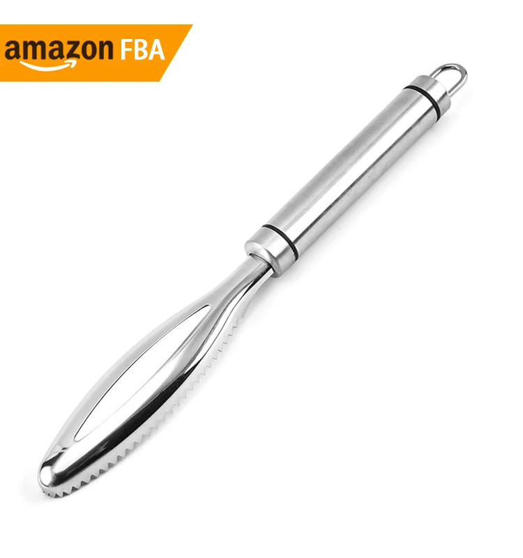 Новый продукт идеи 2025 кухонных гаджетов 304 из нержавеющей стали скребок для рыбьей чешуей