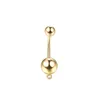 Gold + steel ball
