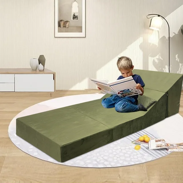 Leisure Mini Sofa Bed for Reading Floor corner sofa washable cover, Suitable for small house, Kids room sofa bed