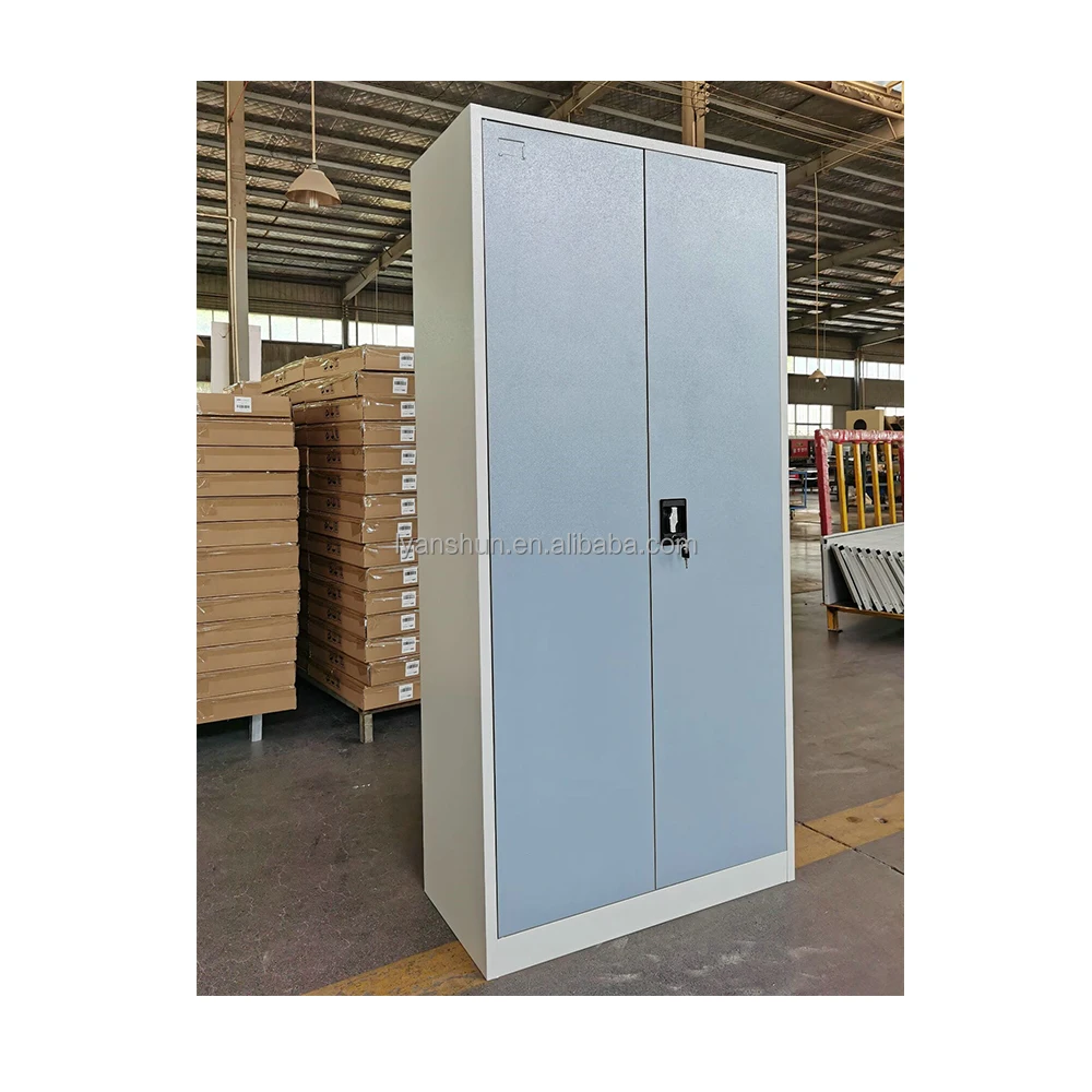 Fas008 Powder Coating Double Door File Cupboard Filing Cheap Metal Storage