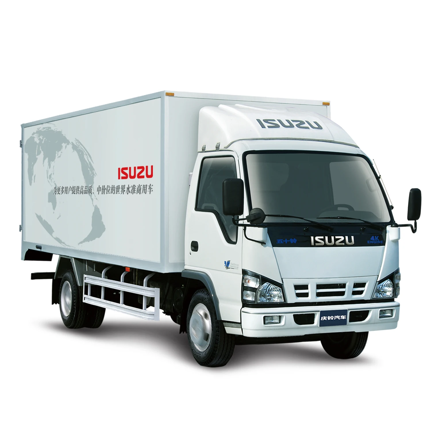 Isuzu фургон сбоку 3 тонны