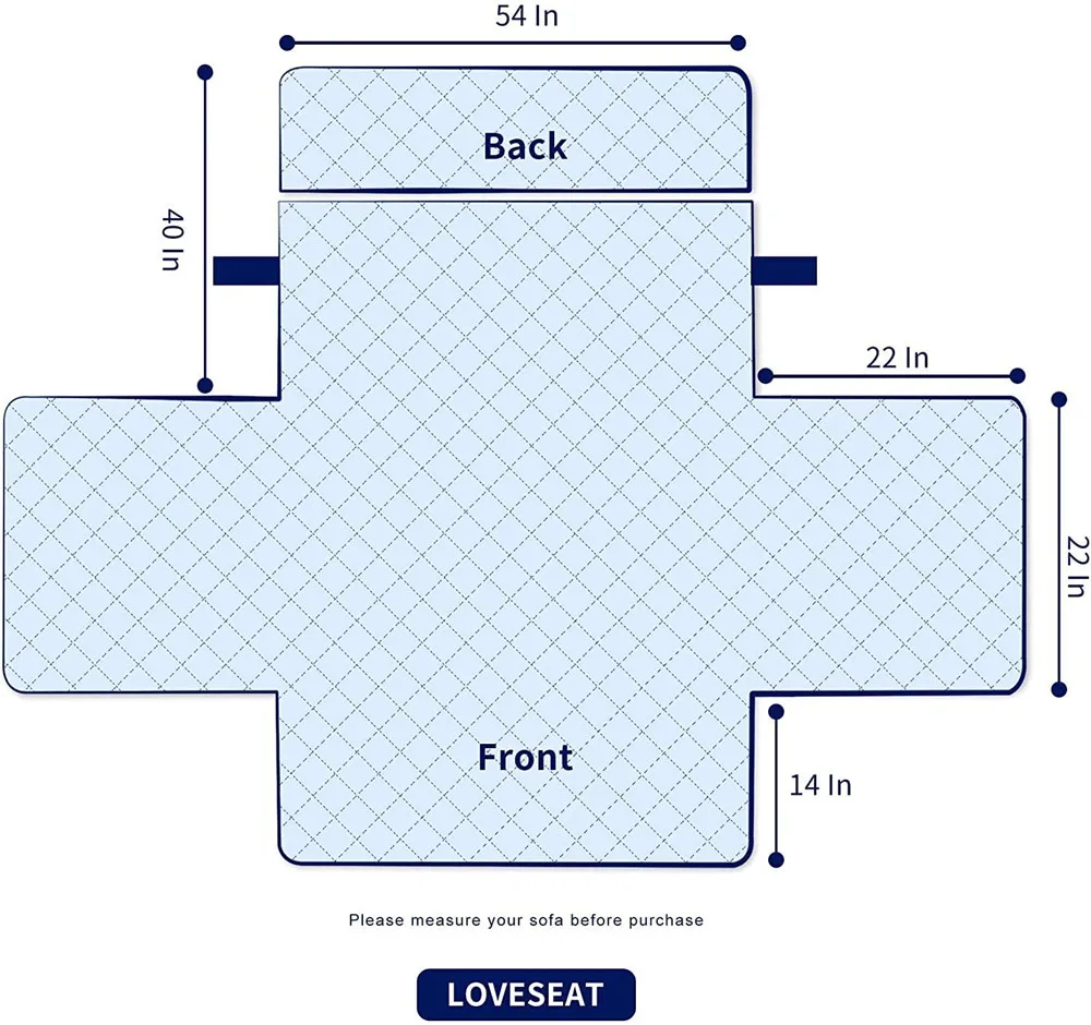 Wholesale Reversible Quilted Waterproof Couch Cover Dustproof Anti