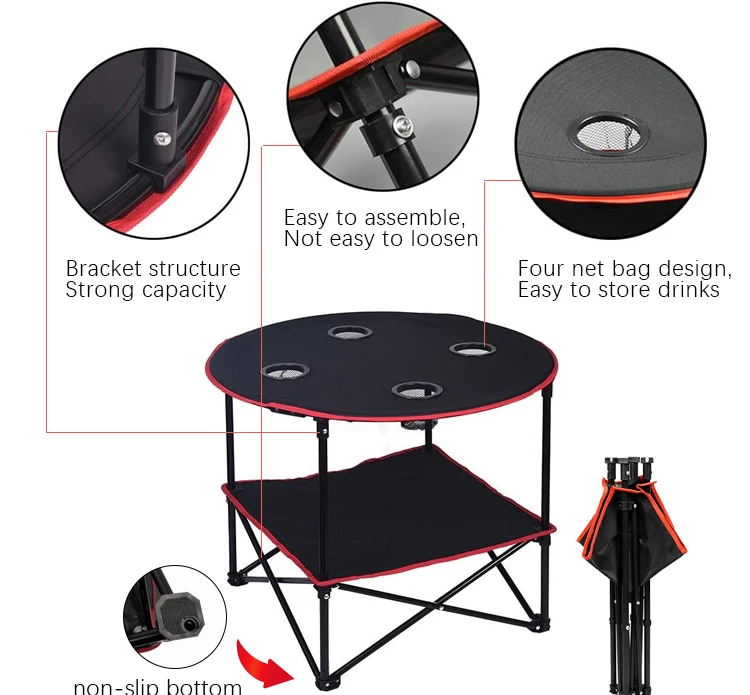Portable Folding Picnic Table With Bench Storage For Tailgating Buy