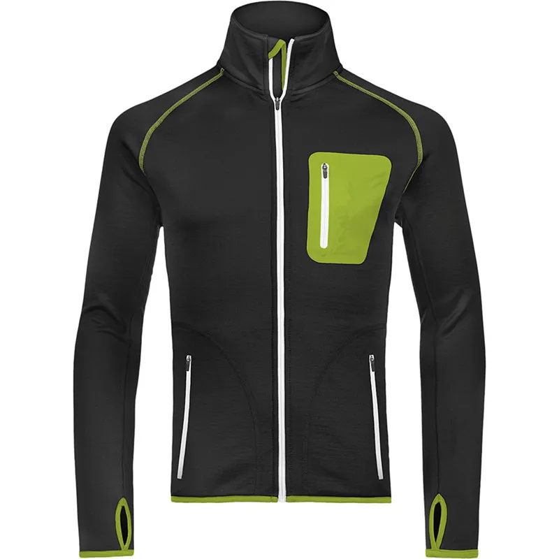 Solarwool Custom Fashion Basic Smart Full Zip Merino Wool Cycling Jersey
