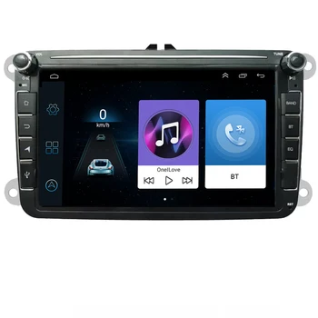 Autoradio Multimedia Stereo GPS Navigation 1024 * 600 4 Core 2Din 8'' Car Radio Music System Android For VW