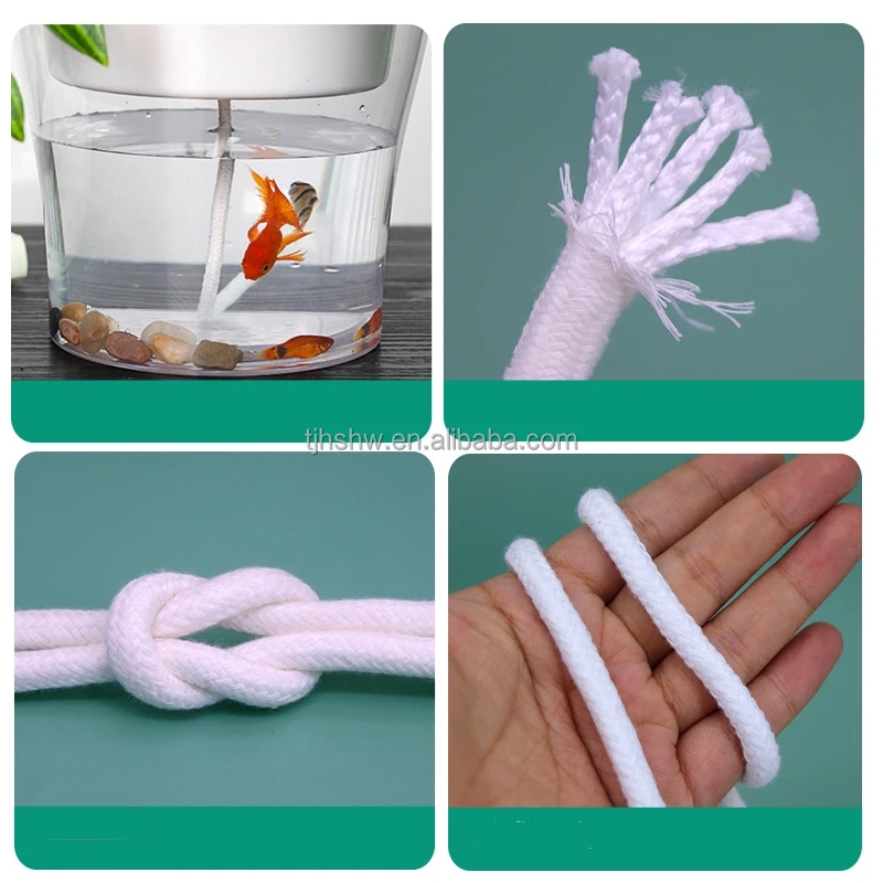 DIY Hydroponic Wicking Cotton Rope - Auto Watering