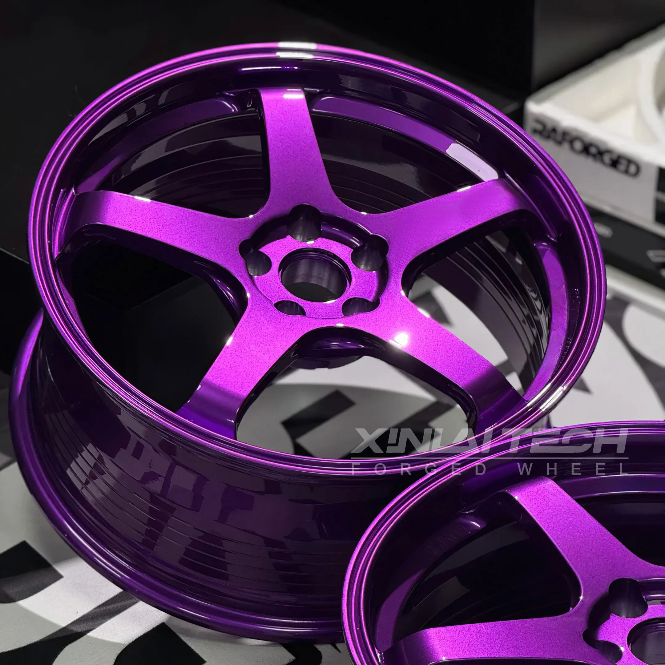 XL 1-piece Monoblock Deep Concave Forged Wheel Custom Wheels 5x120 5x112 5x114.3 4x100 Jdm Racing Car Wheel for Honda Civic - Image 5