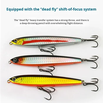 CHEERY Long Cast Sinking Vibrating Lure Pencil Stainless Steel Live Bait for Freshwater & Seawater Bass Fishing – Pencil – view 4