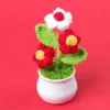 Pot de fleur bouffant New-3Head (dégradé rouge)