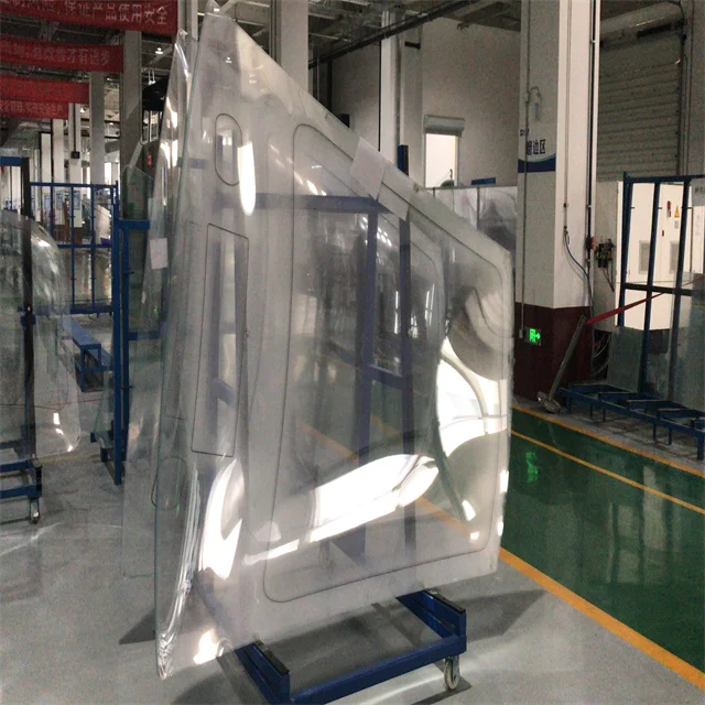Automatic Heated Hyperbolic Front Windshield - Fast Defrosting, Sound Insulation and Noise Reduction, Rail High-speed Rail/ship