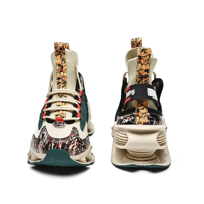 Trendy Sports High Top Casual Shoes Lightweight Breathable