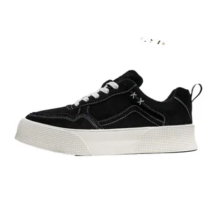 OEM/ODM Custom Canvas Sneakers Low Top Skateboard Shoes with Logo Brand Design Winter Rubber Insole and Mesh Lining