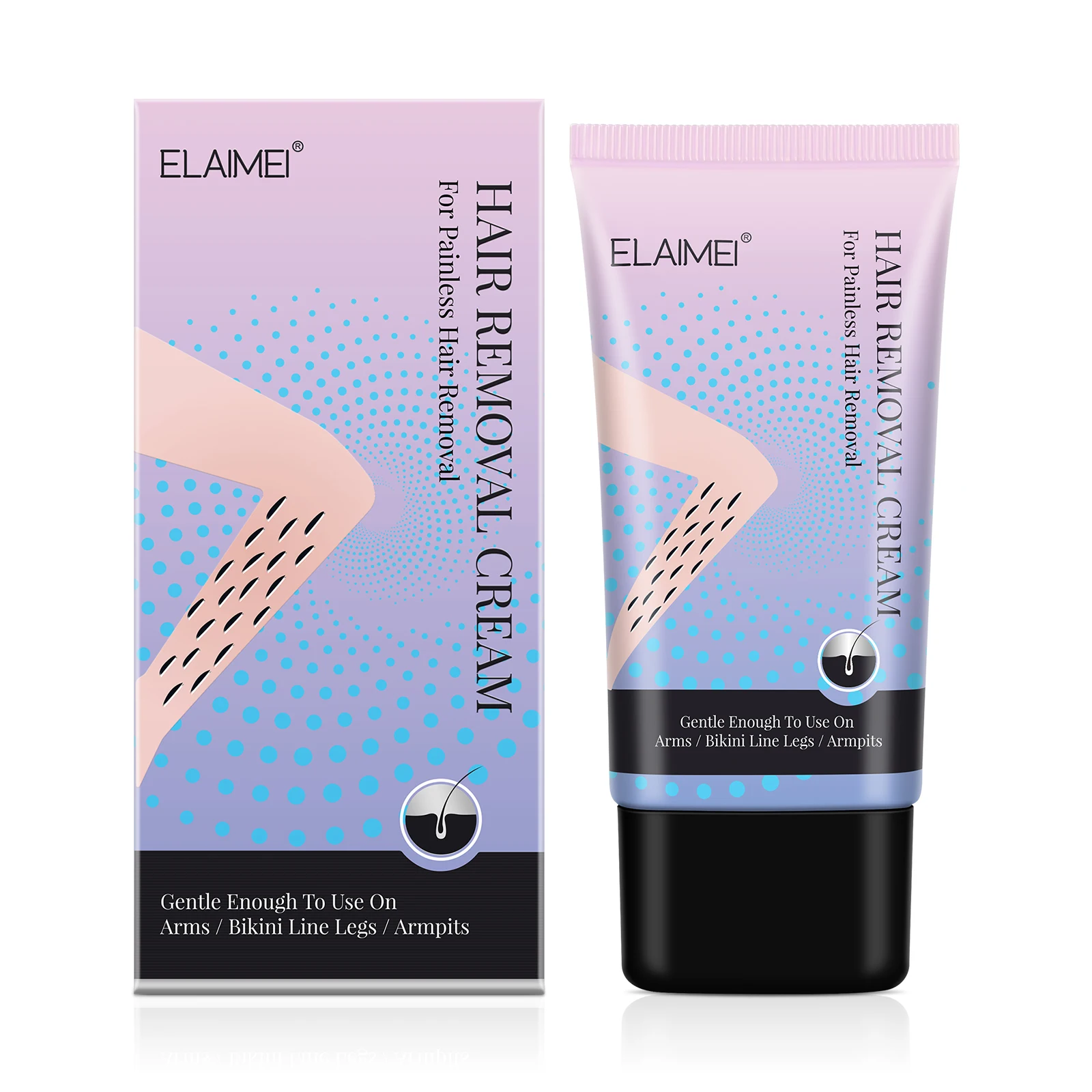 Безболезненный безупречный депиляционный крем ELAIMEI для ухода за телом для удаления волос для мужчин и женщин