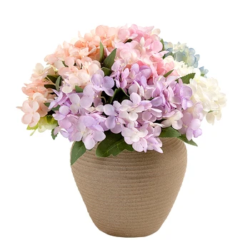 Small handful of water hydrangeas wholesale INS wind artificial flower manufacturers home decoration wedding fake flowers