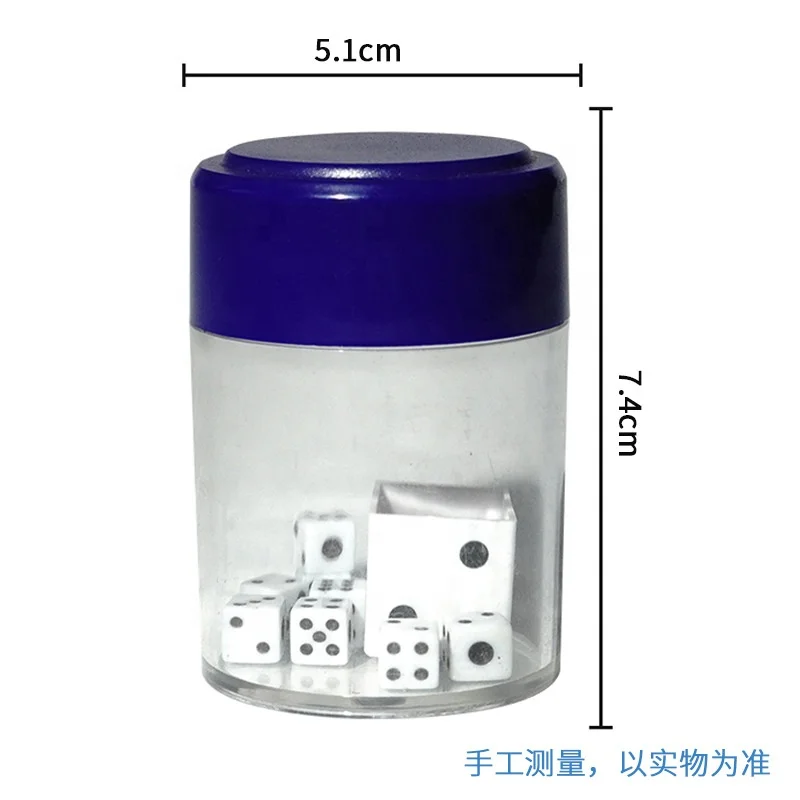 Magic Dice Bomb Easy and Classic Single Magic Trick Toy Black Dices Trick Magic Props