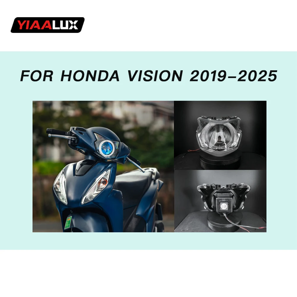 product yiaalux motorcycle headlight for honda vision 2019 2015 motor front led light-2