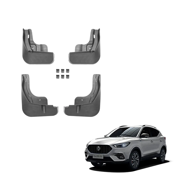 Mudguard ng Kotse para sa MG ZS na Karagdagang Palamuti na PP Plastic Mud Flap Harap at Likod na Mud Guard Mga Palamuting Panlabas