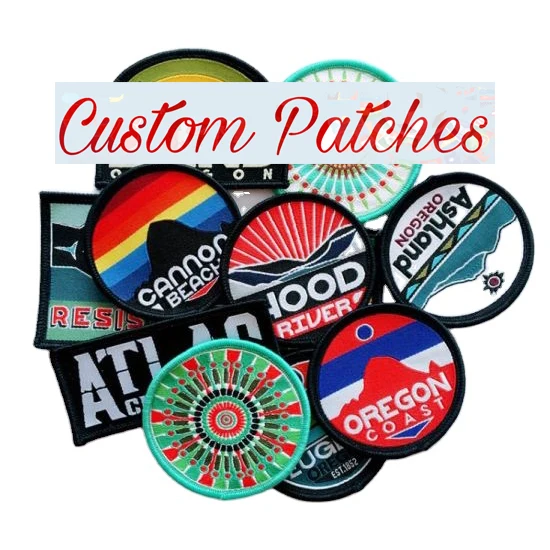 custom logo woven patches multicolor sports