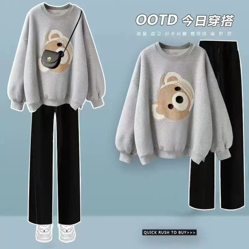 2023 комплект одежды для подростков Новый Модный повседневный спортивной девочек на весну и осень