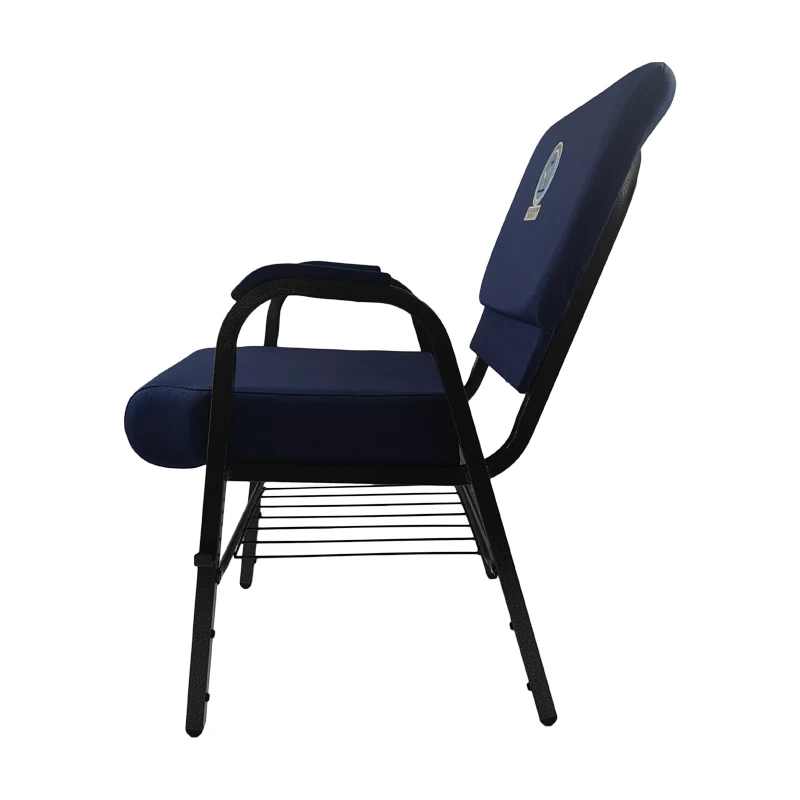 Factory Wholesale With Pockets Customizable Bookshelf Armrests Knee Kneeling Tables Soft Cushions Church Chairs