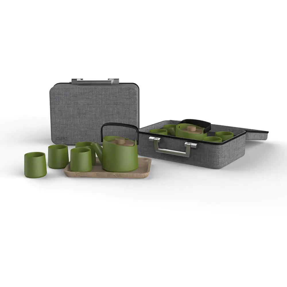 Clay Classic Doouble Cover Tea Set Accessories Price Tea Set Plain White for 6 Persons Black Tea Guangzhou