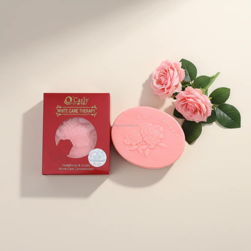 O'Carly Soap Formula Private Label 200g Solid Handmade Soap 3-color Care  Glutat Natural Whitening Organic Bath Rose for Women