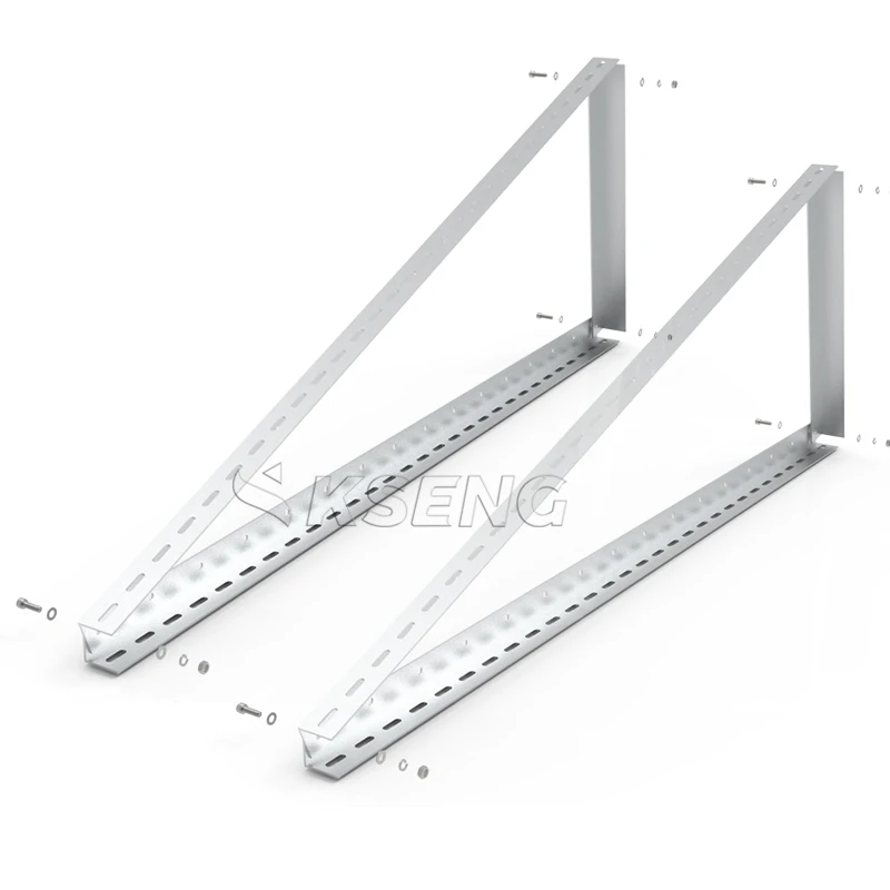 Eu Warehouse Adjustable Angle Solar Bracket Mounting System for Solar Panels on Balcony Solar Panel Mounting Brackets
