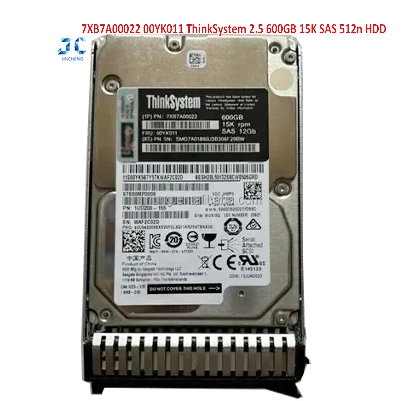7XB7A00022 00YK011 600GB 15K SAS 2.5in HDD Compatible with