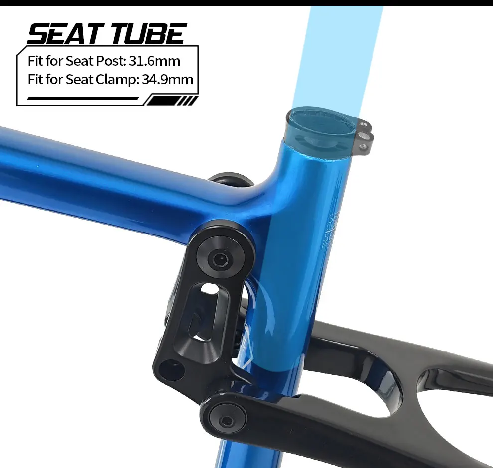 29er Boost Carbon MTB Bike Frame - 148*12mm Dual Suspension