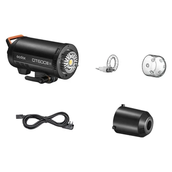 Godox QT600III 600W 1/8000s High Speed Sync Studio Flash Strobe Light Built in 2.4G System + 40W LED Modeling Bulb detail image