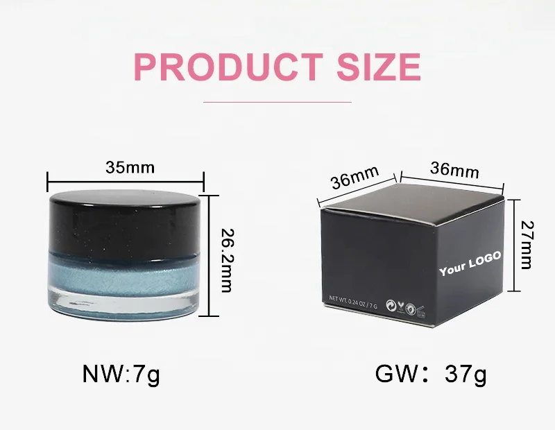 OCHAIN небольшой минимальный заказ Новое поступление горячие жидкие блестящие тени для век гелевый крем желейные тени для век