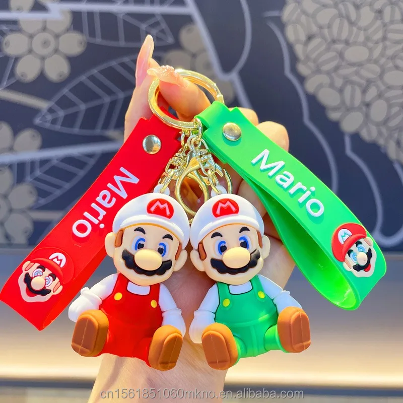 New Arrival 3d Pvc Cartoon Anime Bag Car Key Ring Pendant Kawaii Game ...