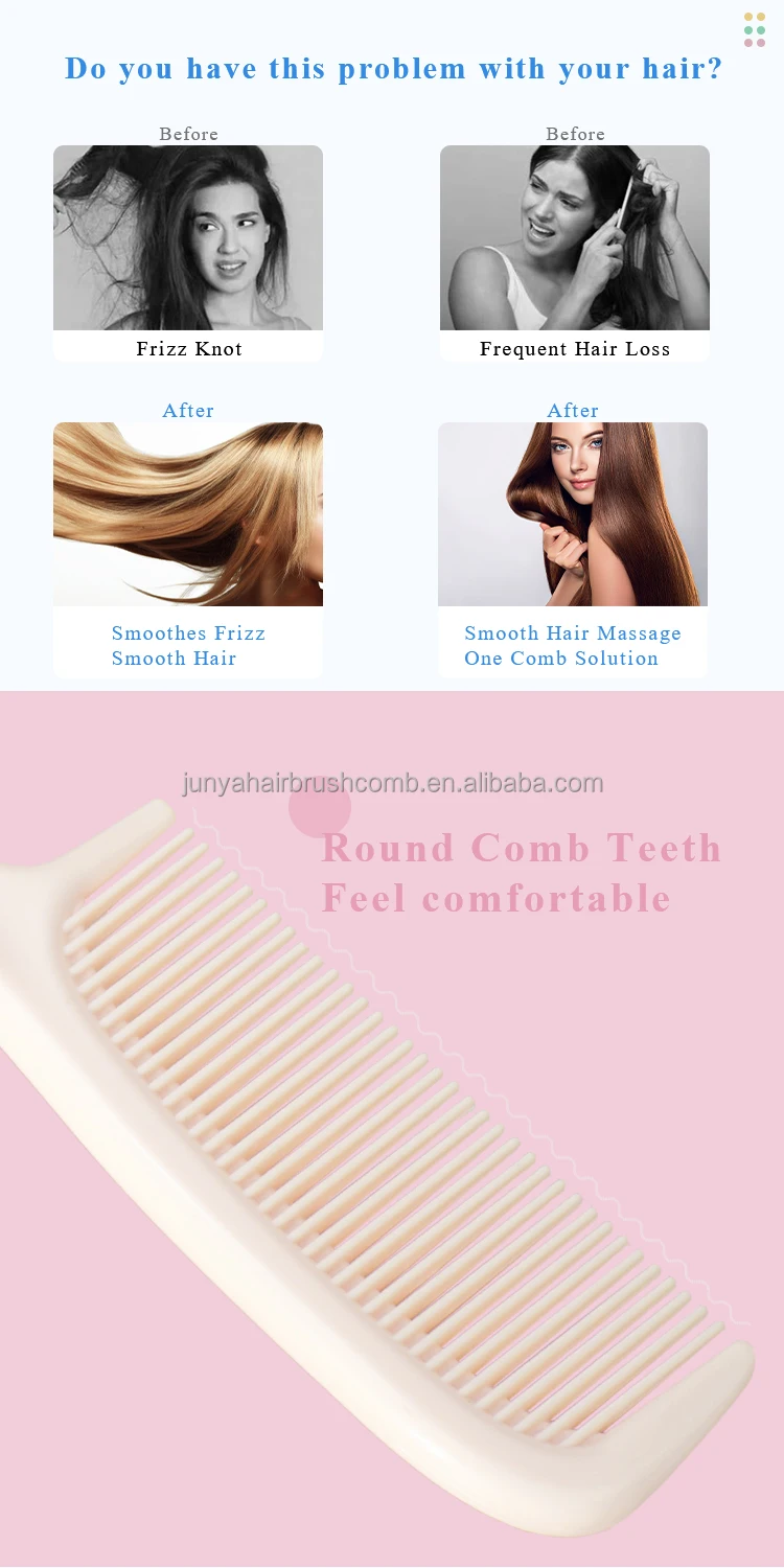 Wholesale Combs Rubber Handle Cute Girl Hair Comb Buy Rubber Handle