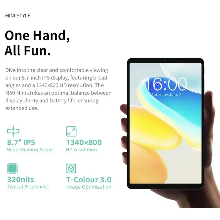 TECLAST M50 Mini タブレット 8インチ/Y30123-Q2 Teclast M50 Miniの実機レビュー！使って気付いた注意点と良いところ