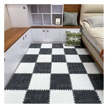 1pcs, fuzzy floor mat, carpet, shaggy rug, bedroom rug, modern shaggy carpet living room rugs, comfortable, soft