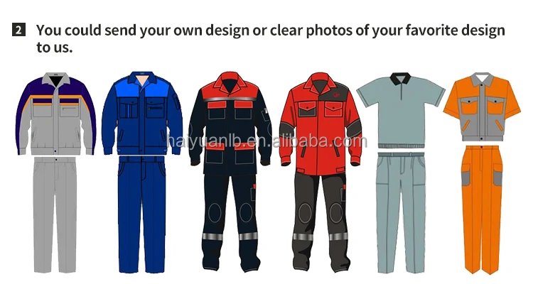 Work Clothes Men Mechanic Coverall Overalls Workwear Jacket Pants ...